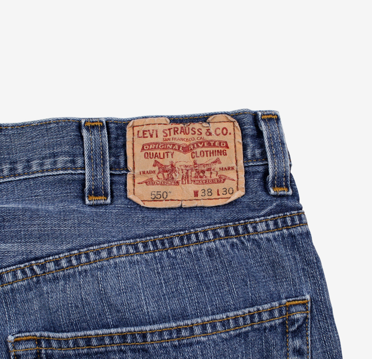 Levis 550 Jeans Relaxed Taper 38x30