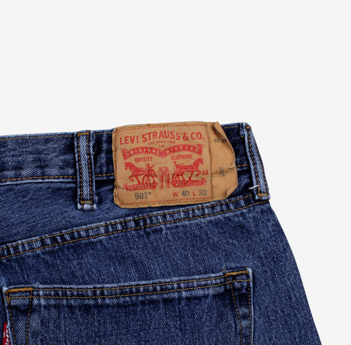 Levis 501 Jeans Regular Straight 40x32
