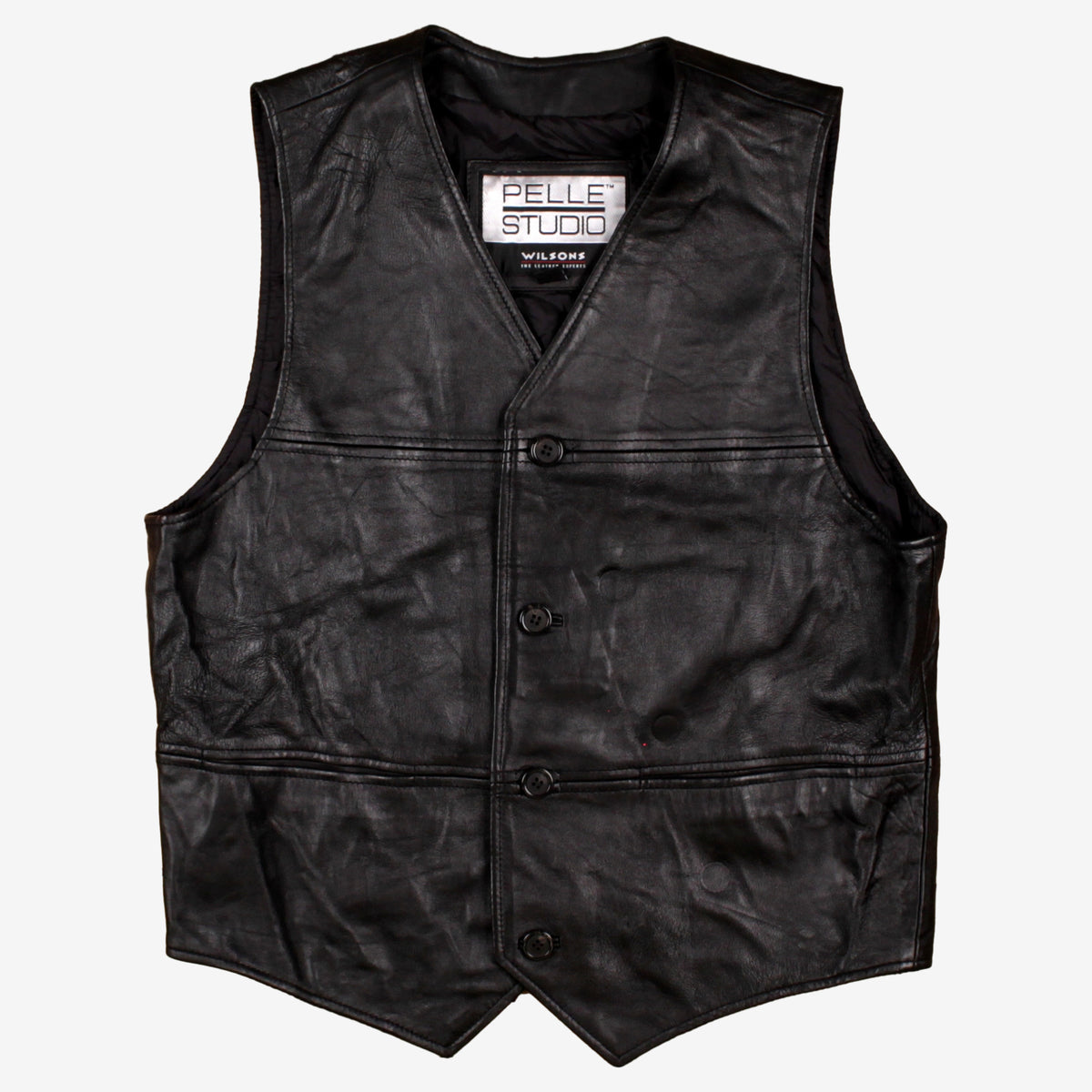 Pelle Studio By Wilsons Leather Vest L Mens 00s