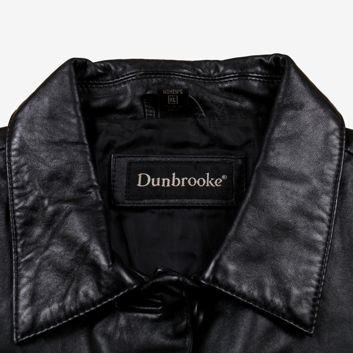 Dunbrooke Leather Jacket XL Womens 00s