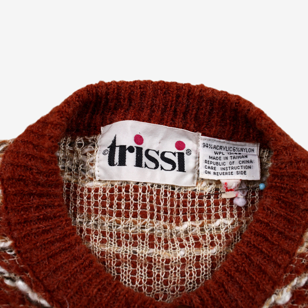 Vintage trissi Striped Cardigan L Womens 90s