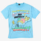 Vintage Screen Stars T-shirt M Mens 90s Blue Chairobics Gym Single Stitch