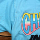 Vintage Screen Stars T-shirt M Mens 90s Blue Chairobics Gym Single Stitch