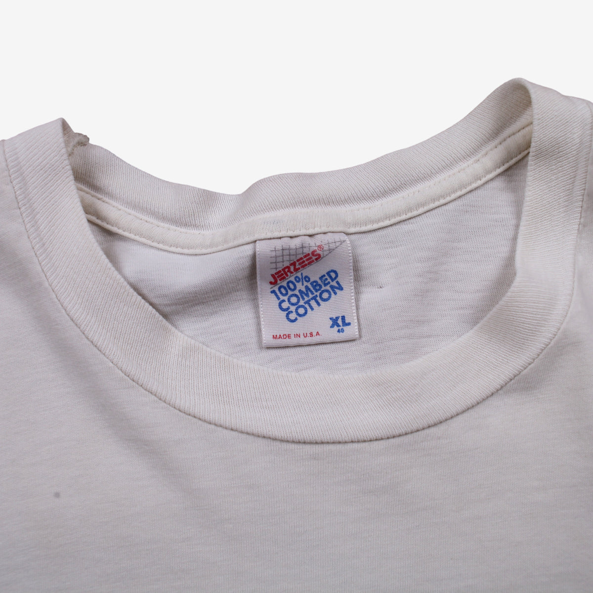 Vintage Jerzees T-shirt L Mens 90s White Great Northern Railway Glacier National