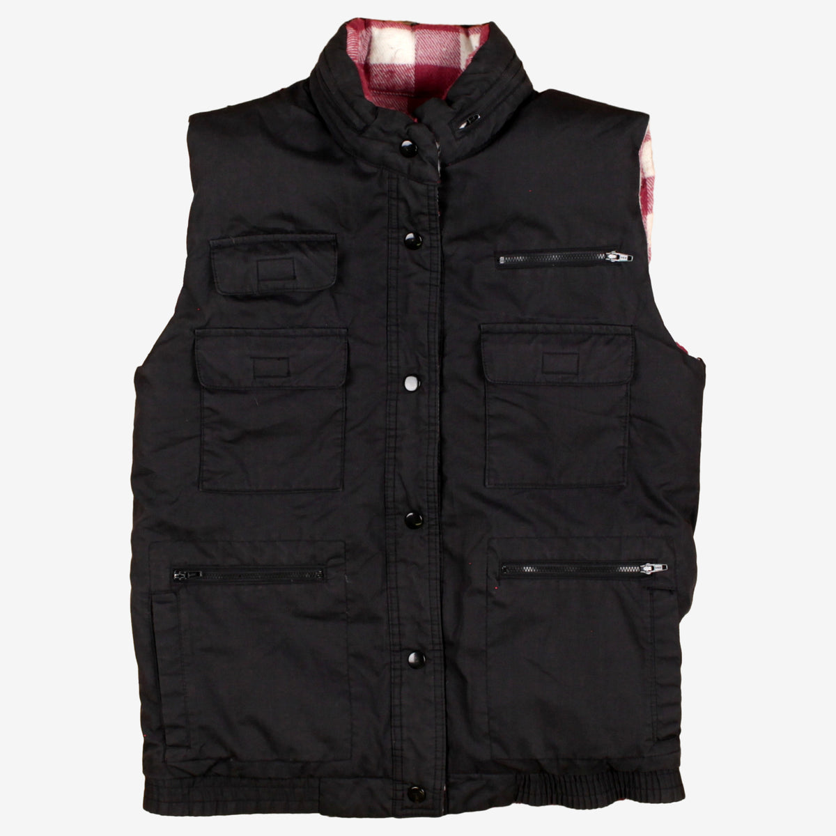 Vintage Reversible Utility Vest S Womens