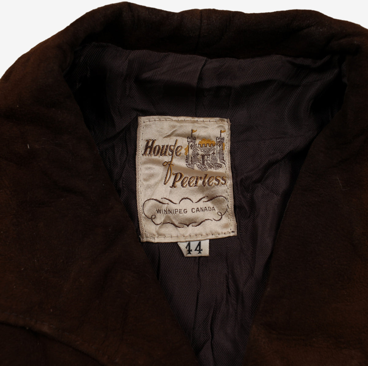 Vintage House Of Peerless Suede Jacket L Mens 60s