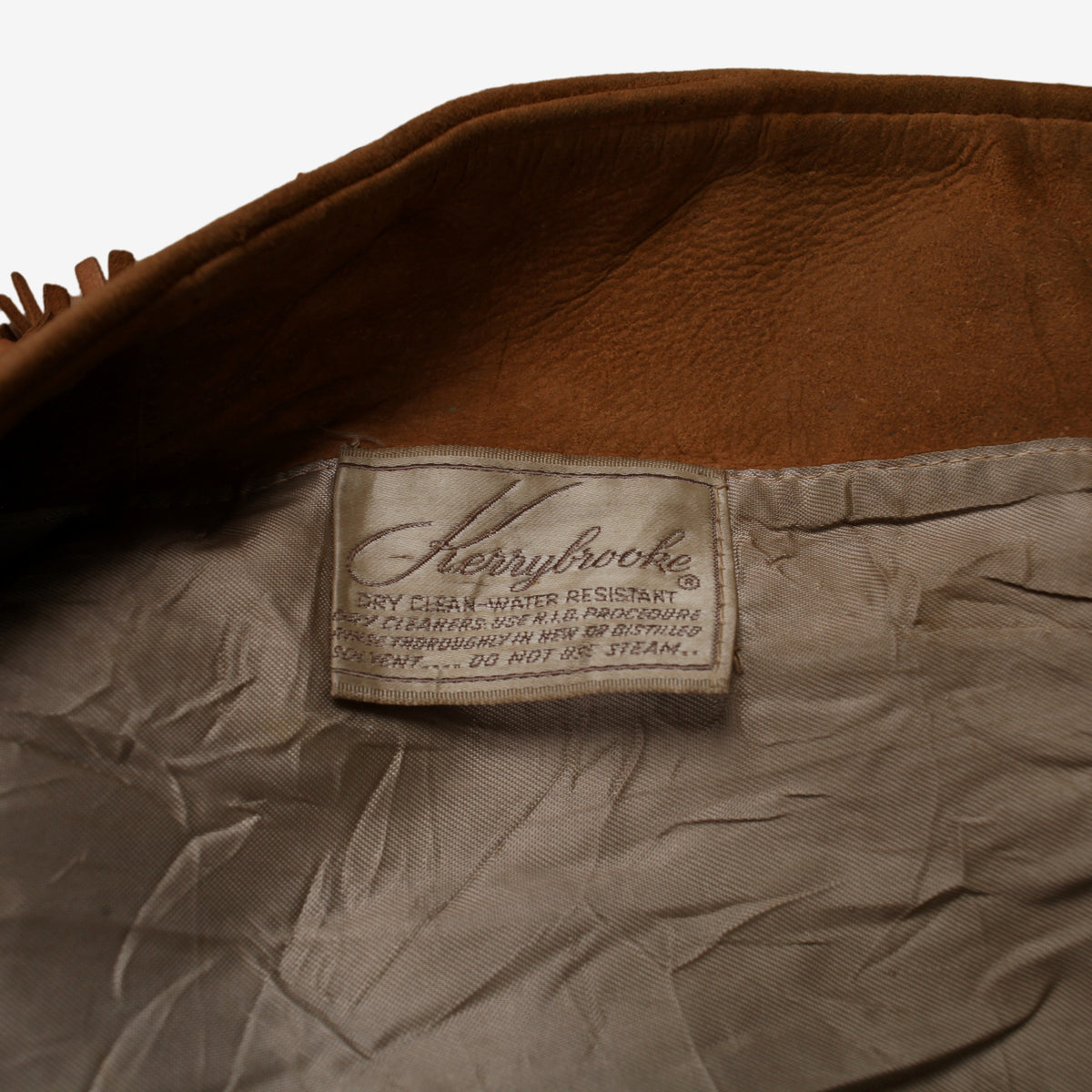 Vintage Merrybrooke Leather Fringe Jacket L Womens 70s