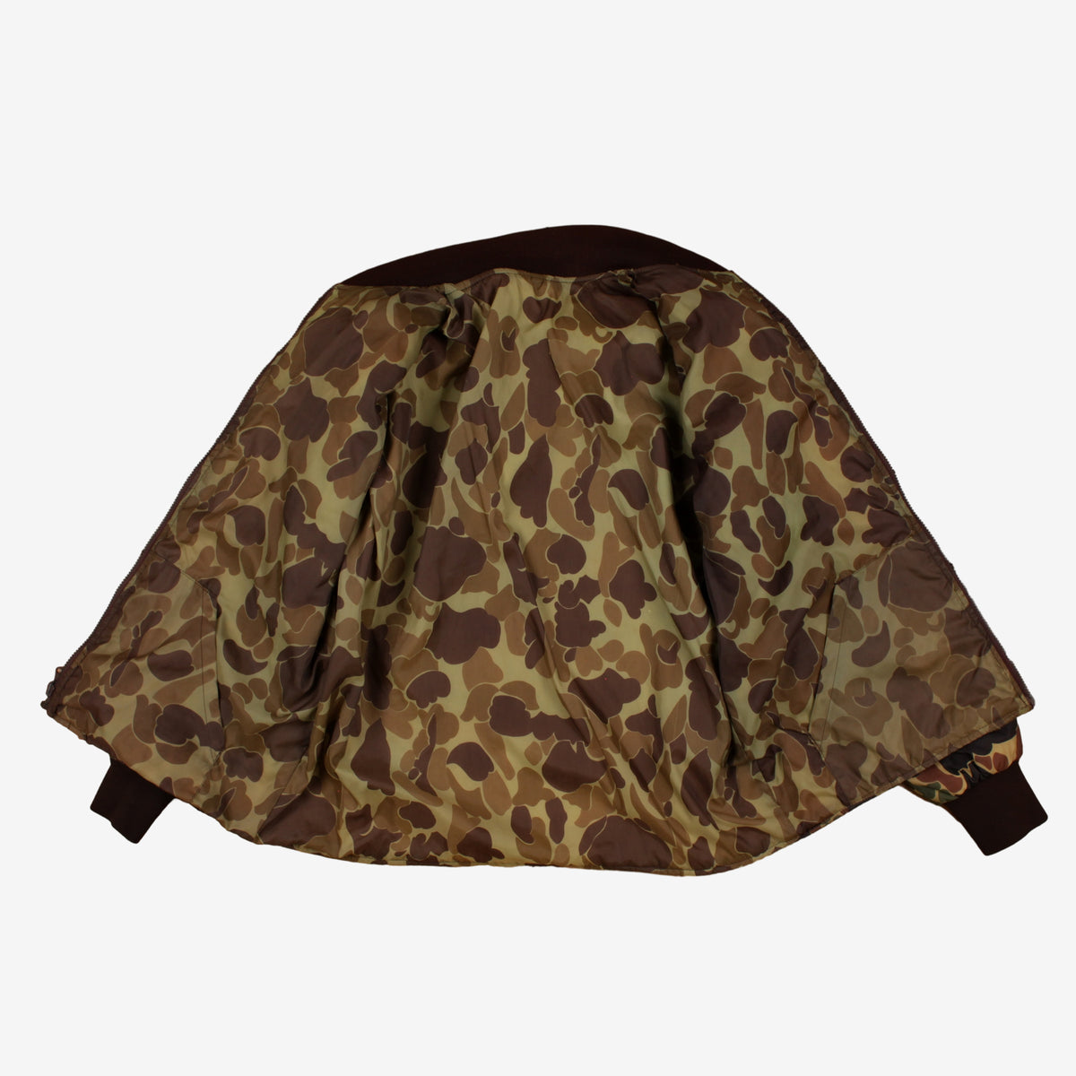 Vintage Camo Bomber Jacket L Mens