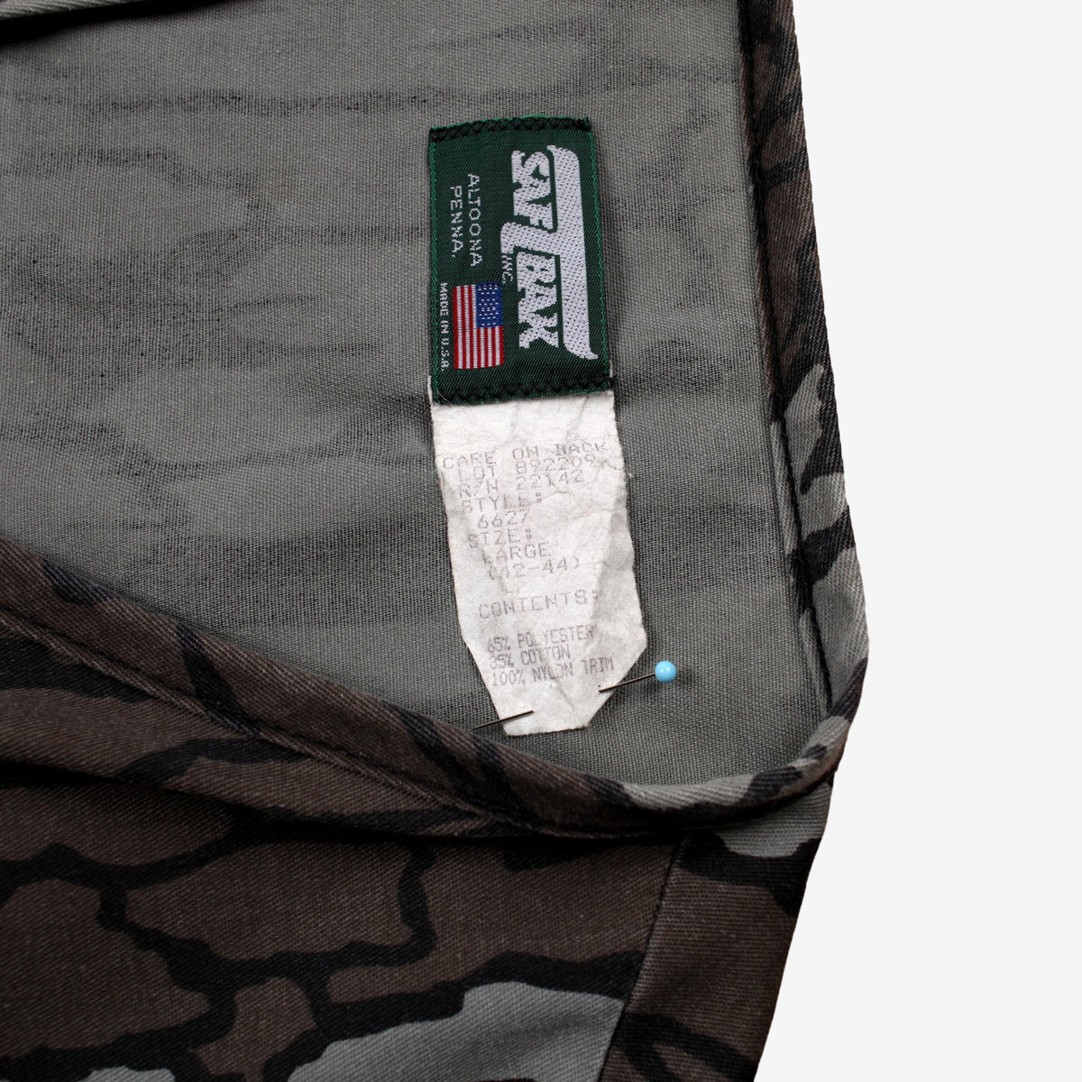 Vintage Saftbak Trebark Vest L Mens 80s