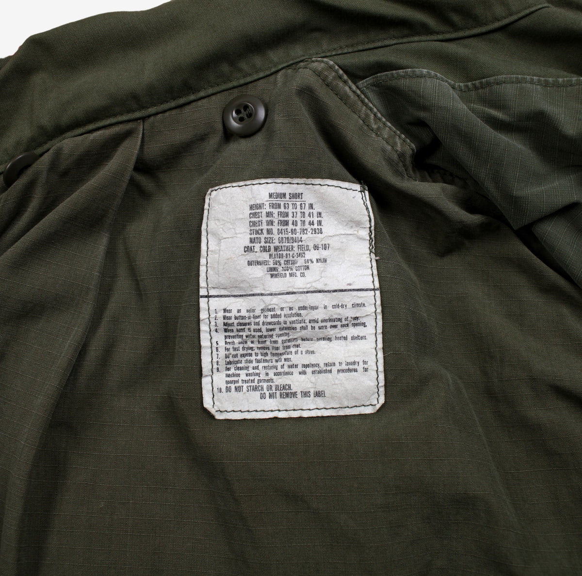 Vintage M-65 Field Jacket M Mens 80s