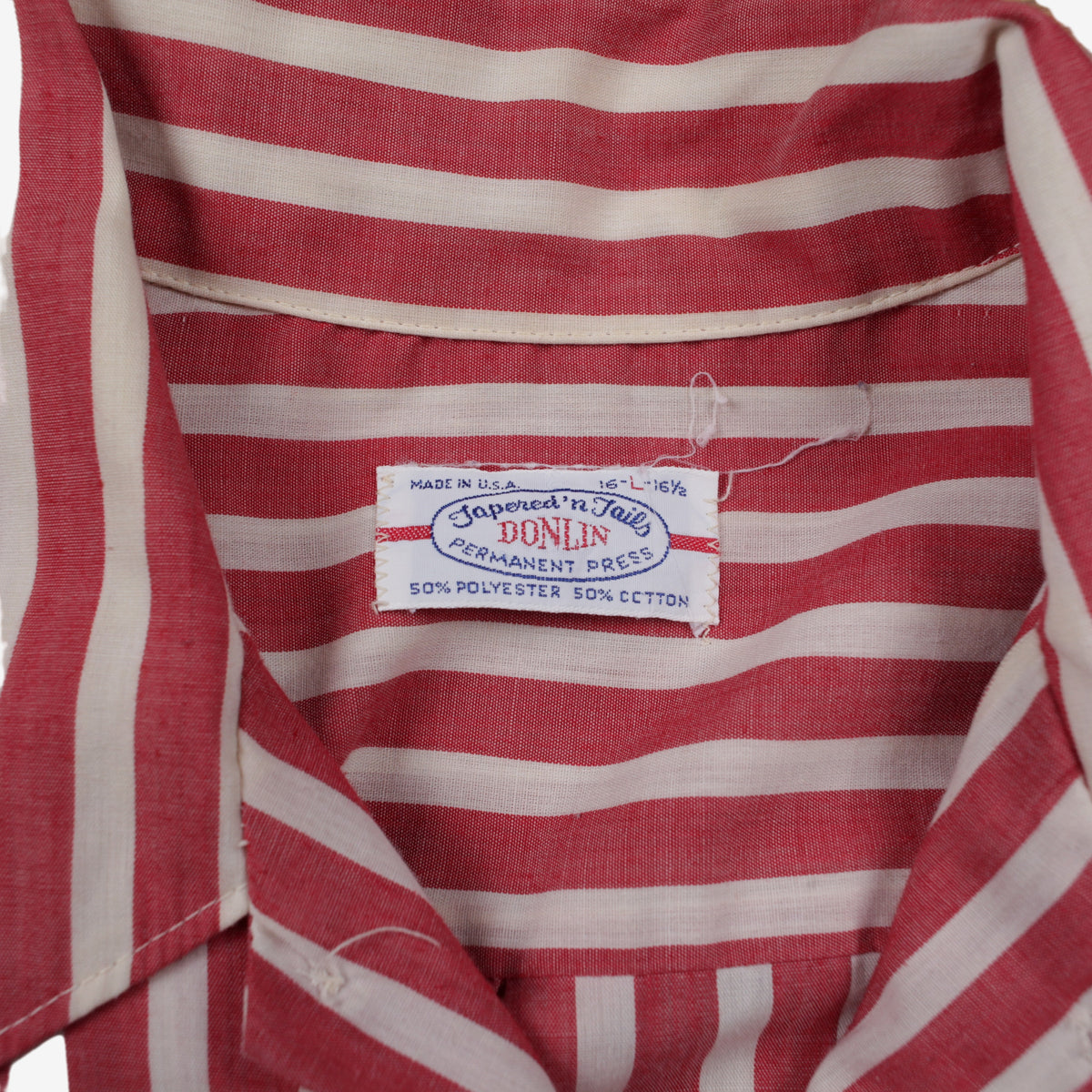 Vintage Tapered N Tails Donlin Shirt L Mens 70s