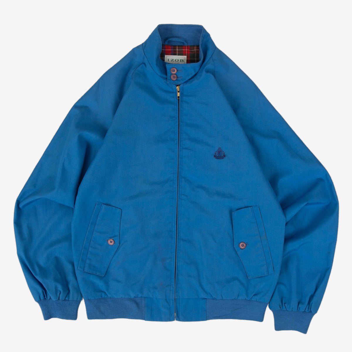 MEN'S VINTAGE IZOD HARRINGTON JACKET - SMALL