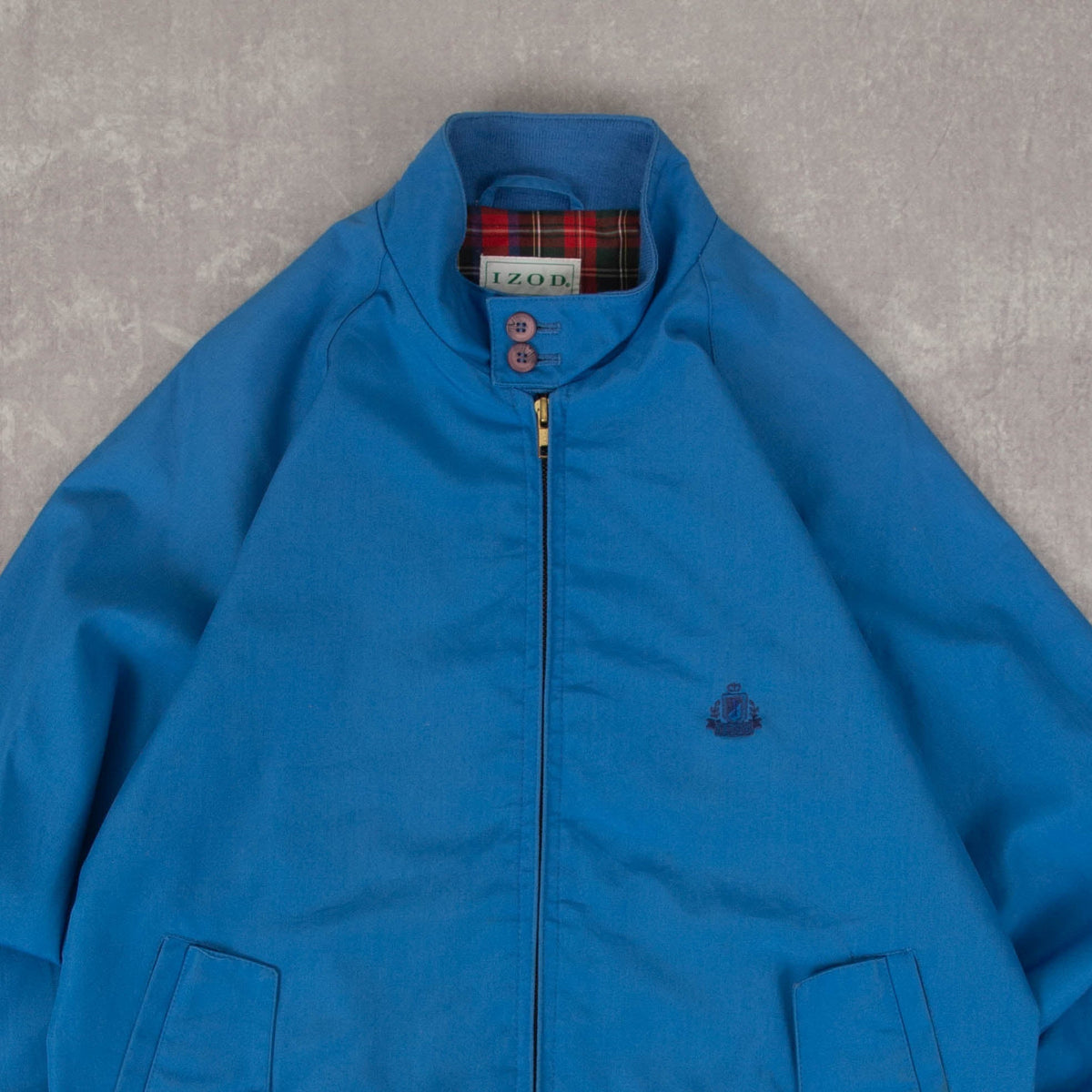 MEN'S VINTAGE IZOD HARRINGTON JACKET - SMALL