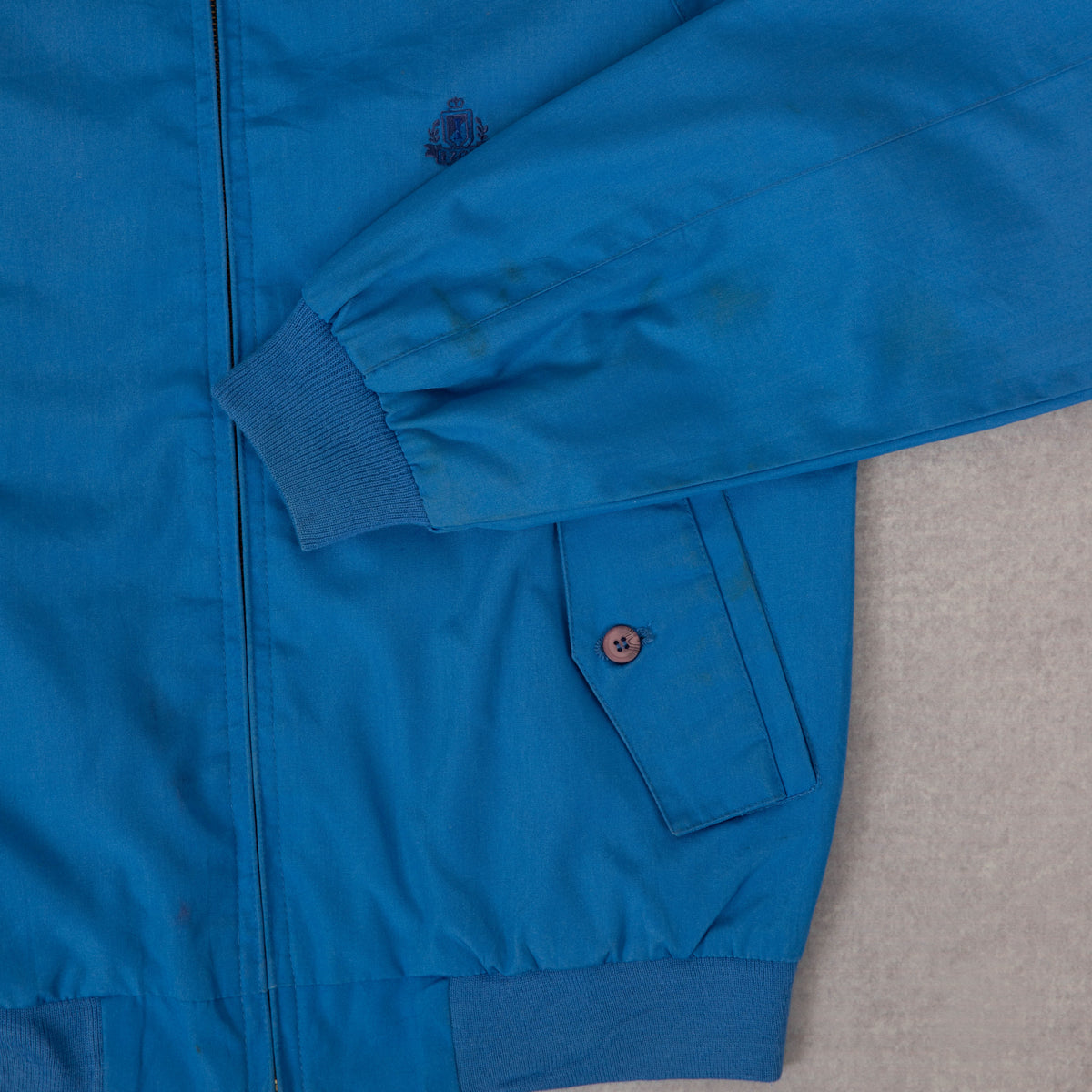 MEN'S VINTAGE IZOD HARRINGTON JACKET - SMALL