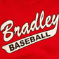 MEN'S VINTAGE RUSSELL ATHLETIC BRADLEY BASEBALL HOODED SWEATSHIRT - X-LARGE