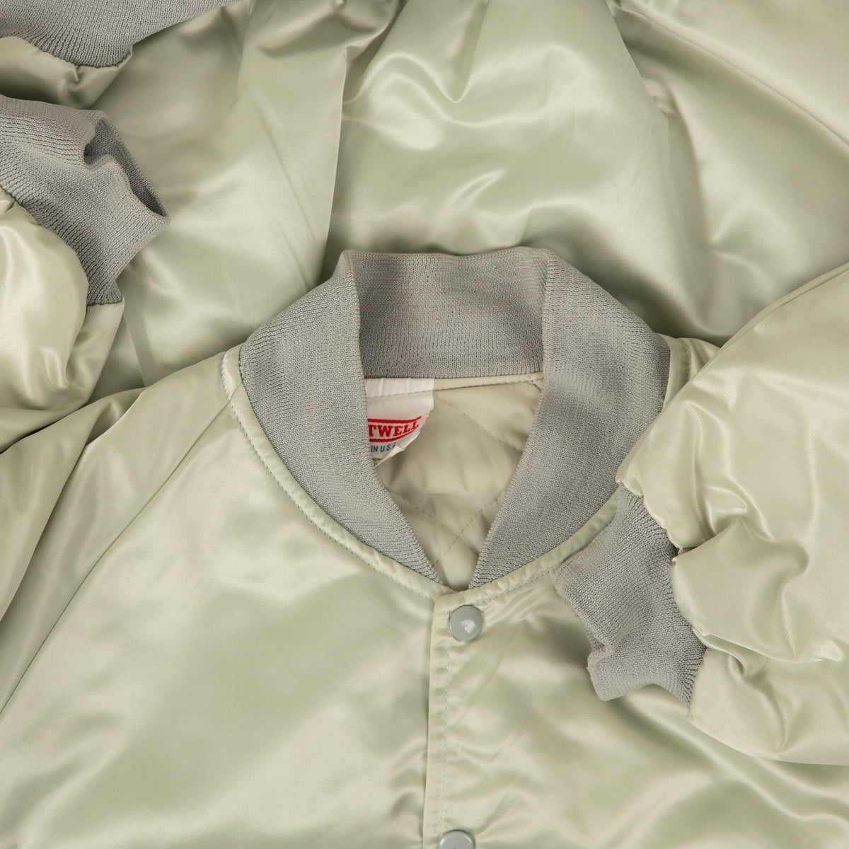 MEN'S VINTAGE 1990S UMWA SATIN BOMBER JACKET - X-LARGE