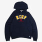 MEN'S VINTAGE RUSSELL ATHLETIC ROYAL CANADIAN MOUNTED POLICE HOODED SWEATSHIRT - MEDIUM