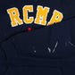 MEN'S VINTAGE RUSSELL ATHLETIC ROYAL CANADIAN MOUNTED POLICE HOODED SWEATSHIRT - MEDIUM