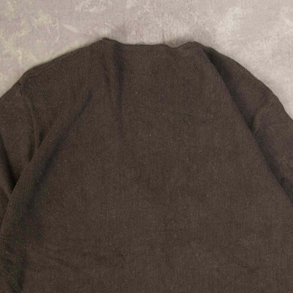 MEN'S VINTAGE 1990S DOCKERS KNITTED CARDIGAN - LARGE