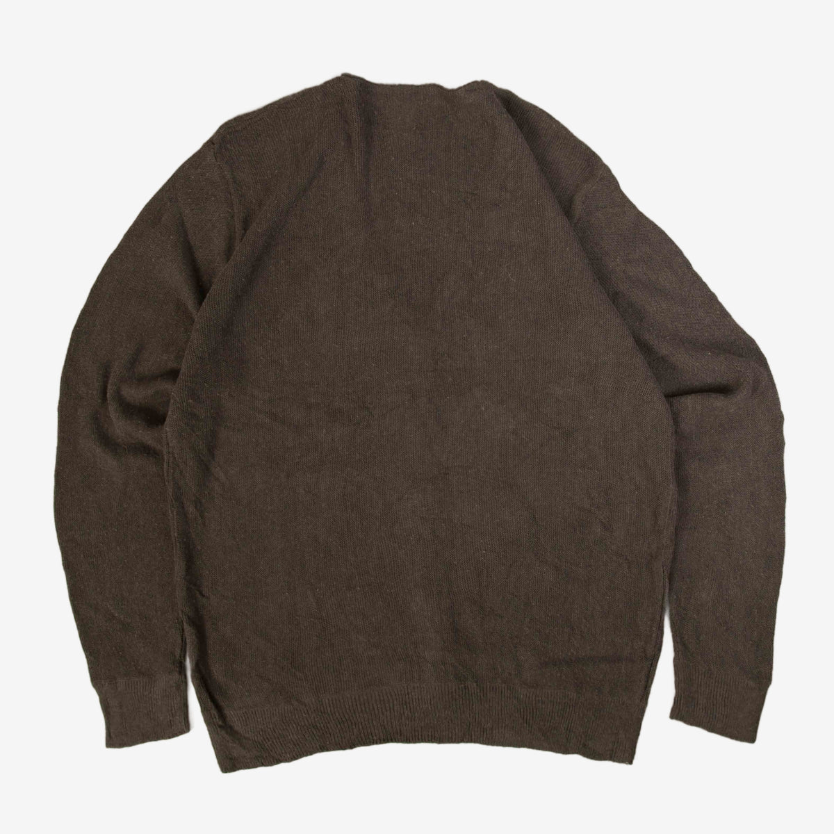 MEN'S VINTAGE 1990S DOCKERS KNITTED CARDIGAN - LARGE