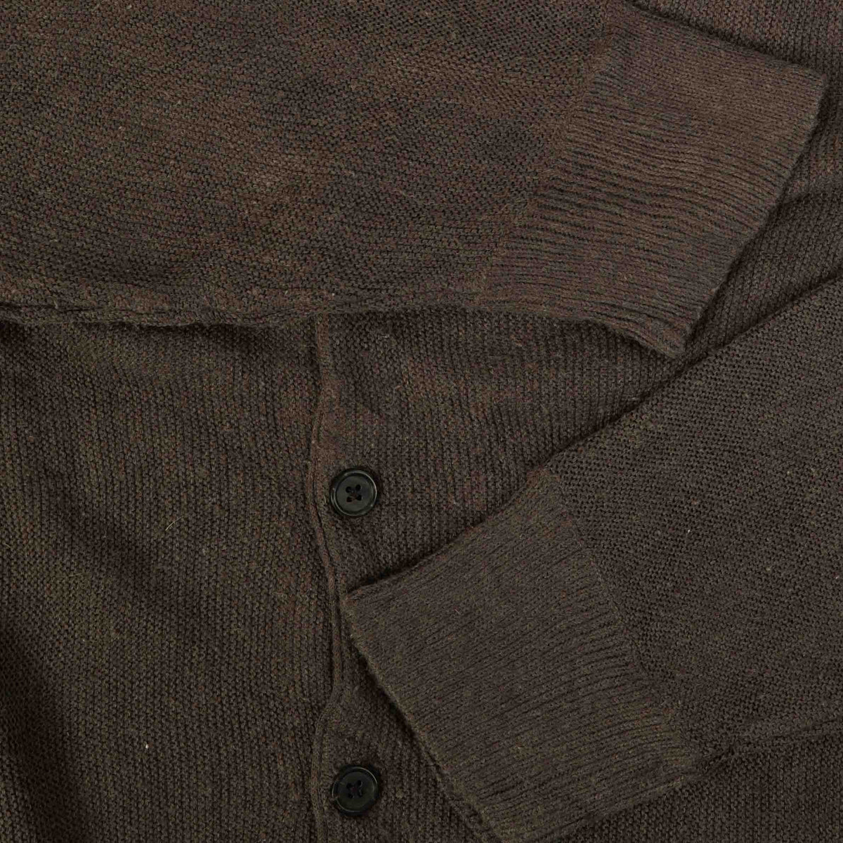 MEN'S VINTAGE 1990S DOCKERS KNITTED CARDIGAN - LARGE