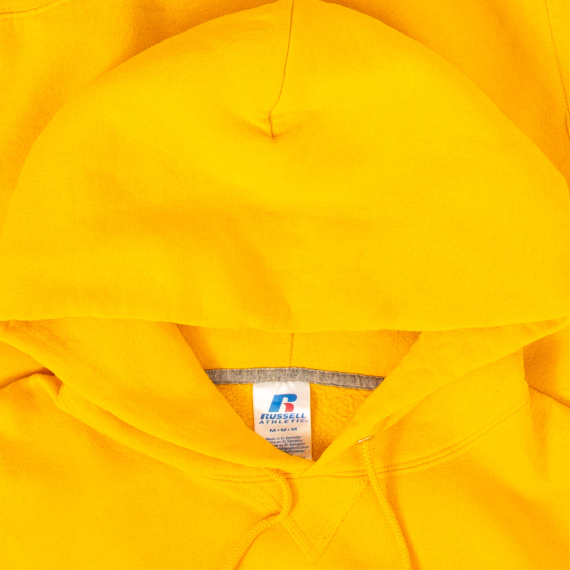 MEN'S VINTAGE RUSSELL ATHLETIC SIENA HEIGHTS SOFTBALL HOODED SWEATSHIRT - MEDIUM