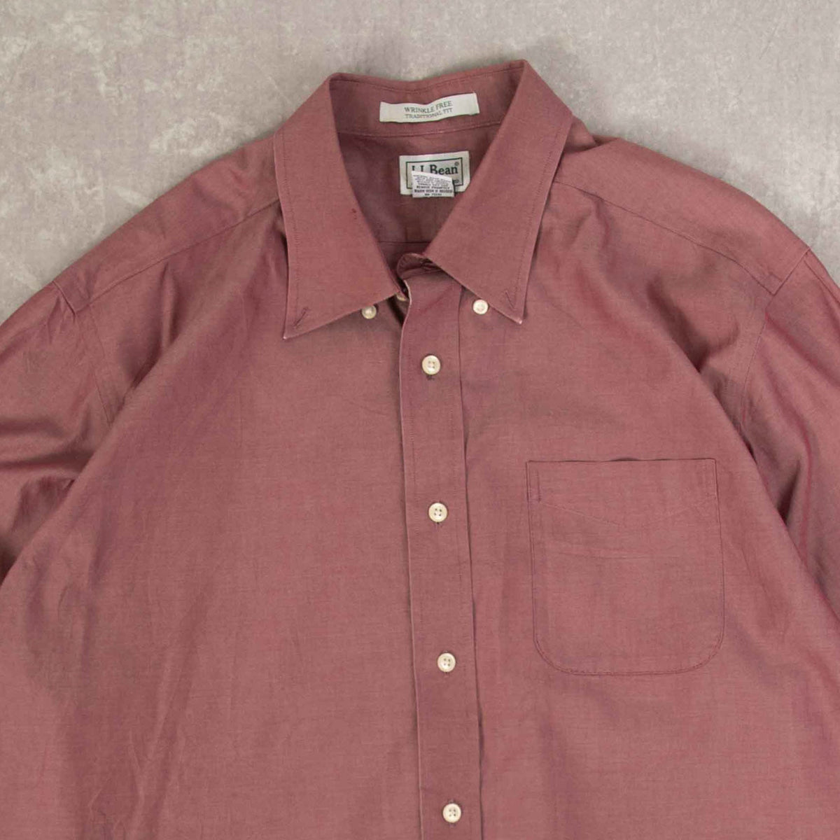 MEN'S VINTAGE L.L.BEAN COTTON SHIRT - X-LARGE