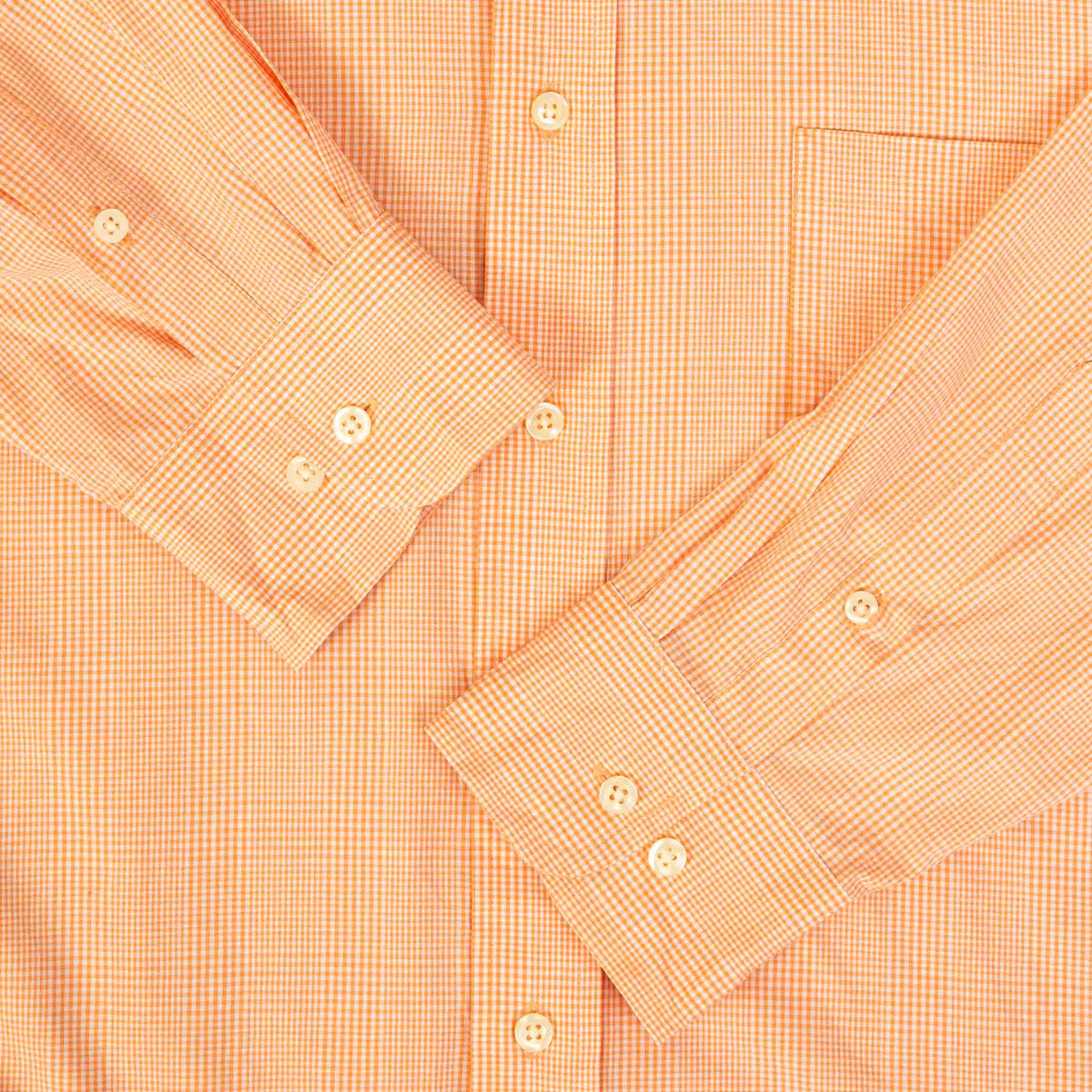 MEN'S VINTAGE CHAPS CHECKED COTTON SHIRT - LARGE