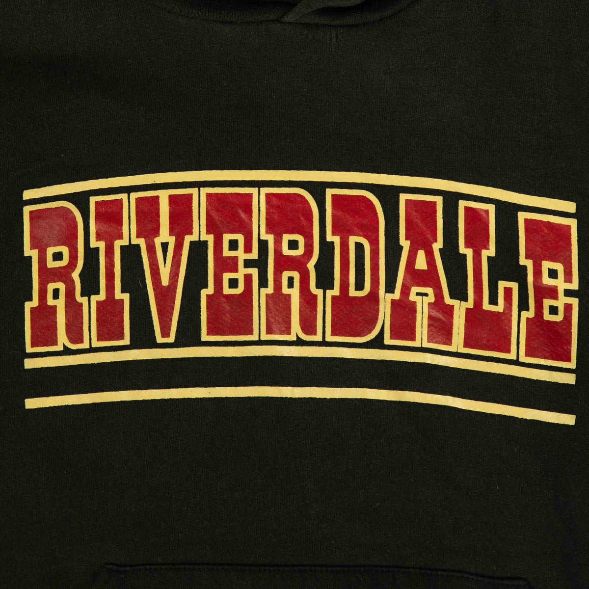 MEN'S VINTAGE RUSSELL ATHLETIC RIVERDALE HOODED SWEATSHIRT - SMALL