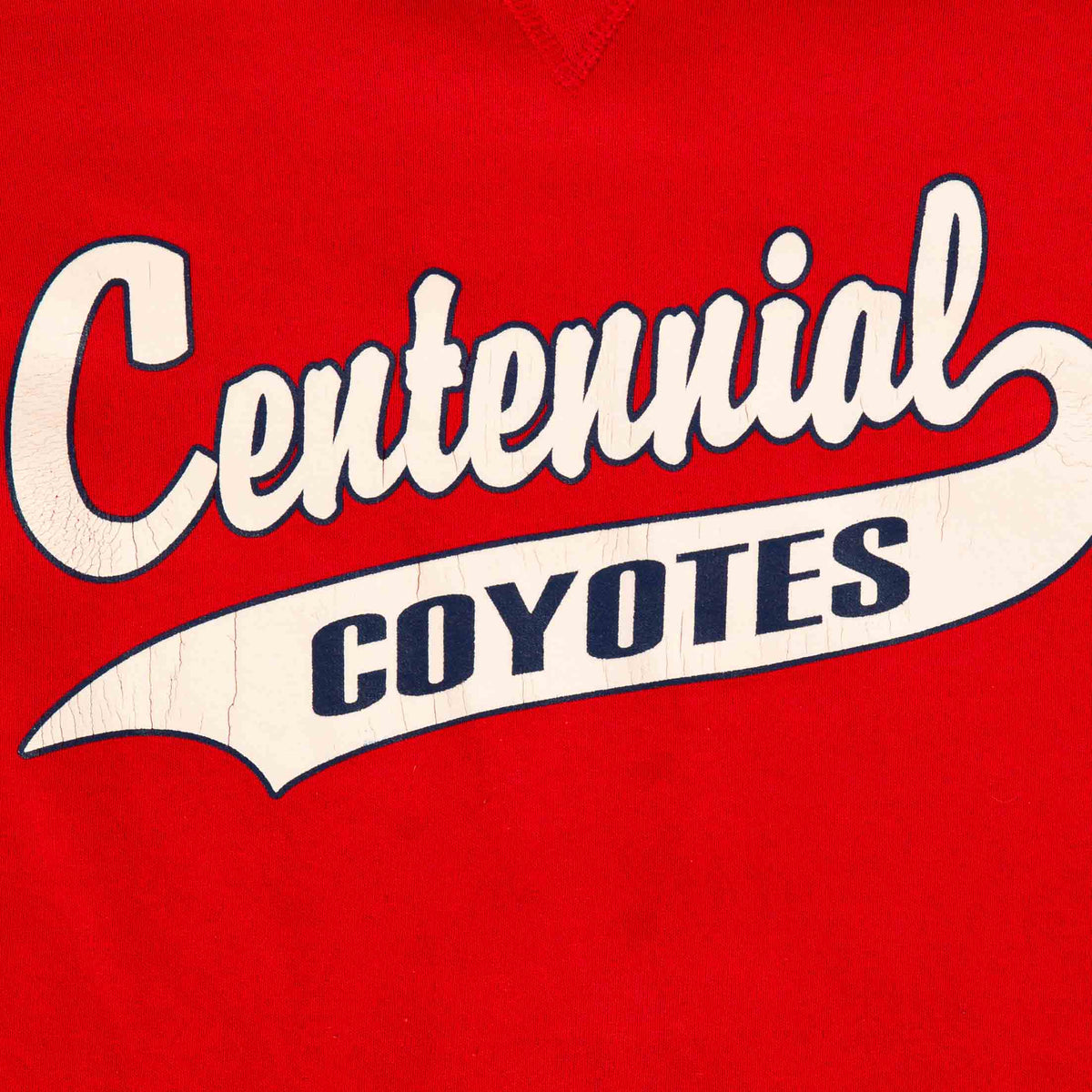 MEN'S VINTAGE RUSSELL ATHLETIC CENTENNIAL COYOTES HOODED SWEATSHIRT - XX-LARGE