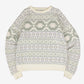 WOMEN'S VINTAGE 1990S STRUCTURED KNITTED JUMPER - LARGE