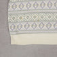 WOMEN'S VINTAGE 1990S STRUCTURED KNITTED JUMPER - LARGE