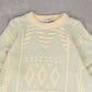WOMEN'S VINTAGE 1990S STRUCTURED KNITTED JUMPER - XX-SMALL