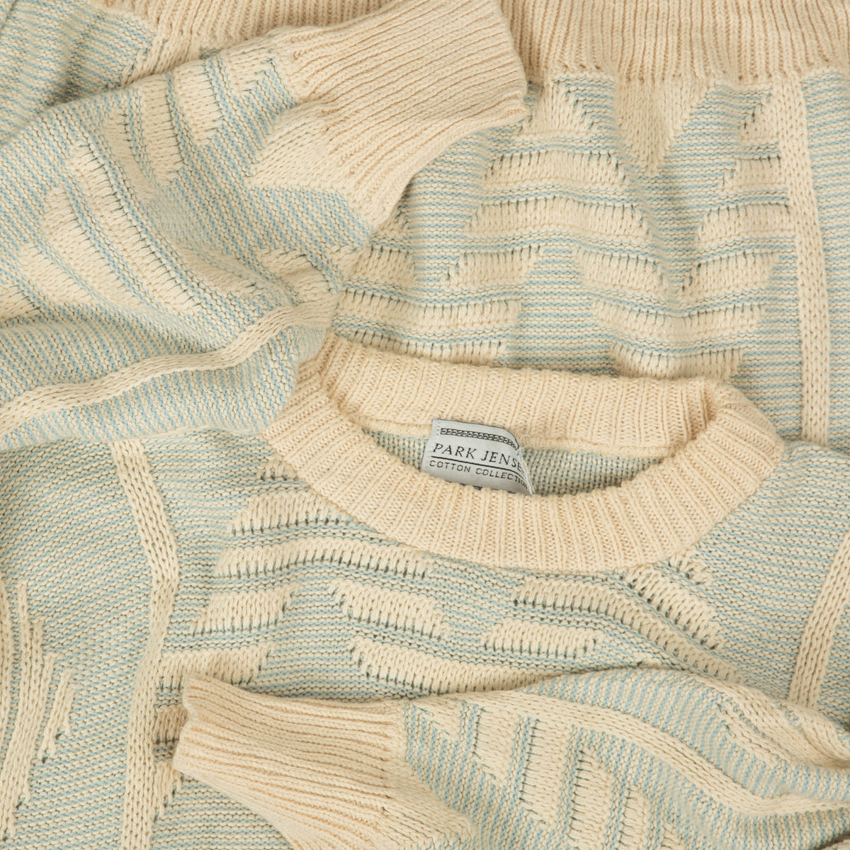 WOMEN'S VINTAGE 1990S STRUCTURED KNITTED JUMPER - XX-SMALL