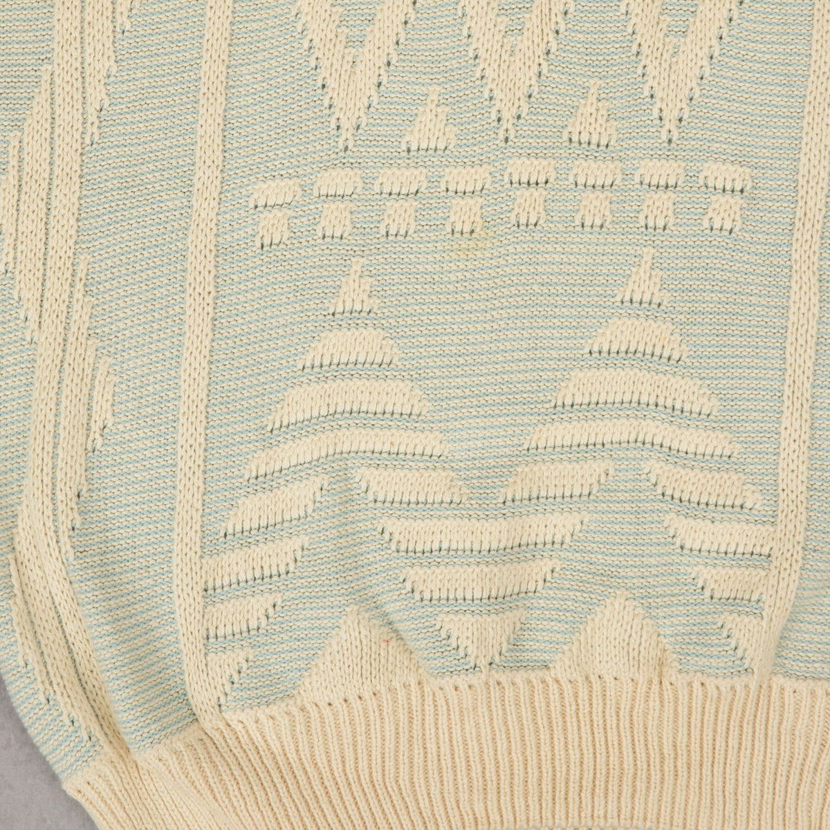 WOMEN'S VINTAGE 1990S STRUCTURED KNITTED JUMPER - XX-SMALL