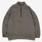 MEN'S VINTAGE COLUMBIA EMBROIDERED QUARTER ZIP SWEATSHIRT - LARGE