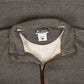 MEN'S VINTAGE COLUMBIA EMBROIDERED QUARTER ZIP SWEATSHIRT - LARGE