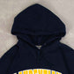 MEN'S VINTAGE RUSSELL ATHLETIC LAURENTIAN UNIVERSITY HOODED SWEATSHIRT - SMALL