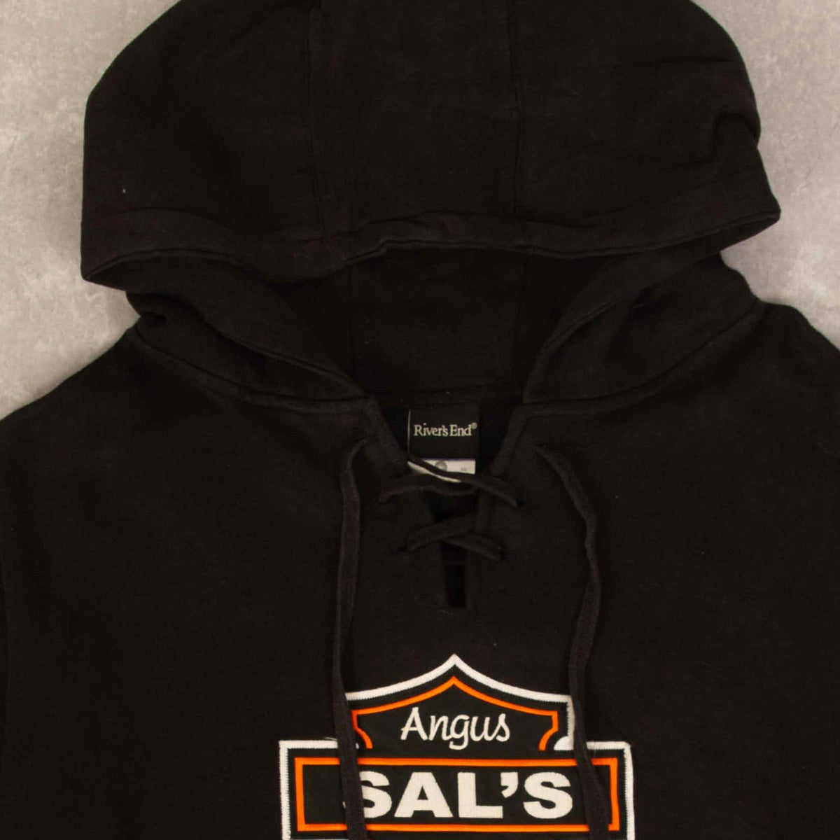 MEN'S VINTAGE SAL'S GRILL HOODED SWEATSHIRT - X-LARGE