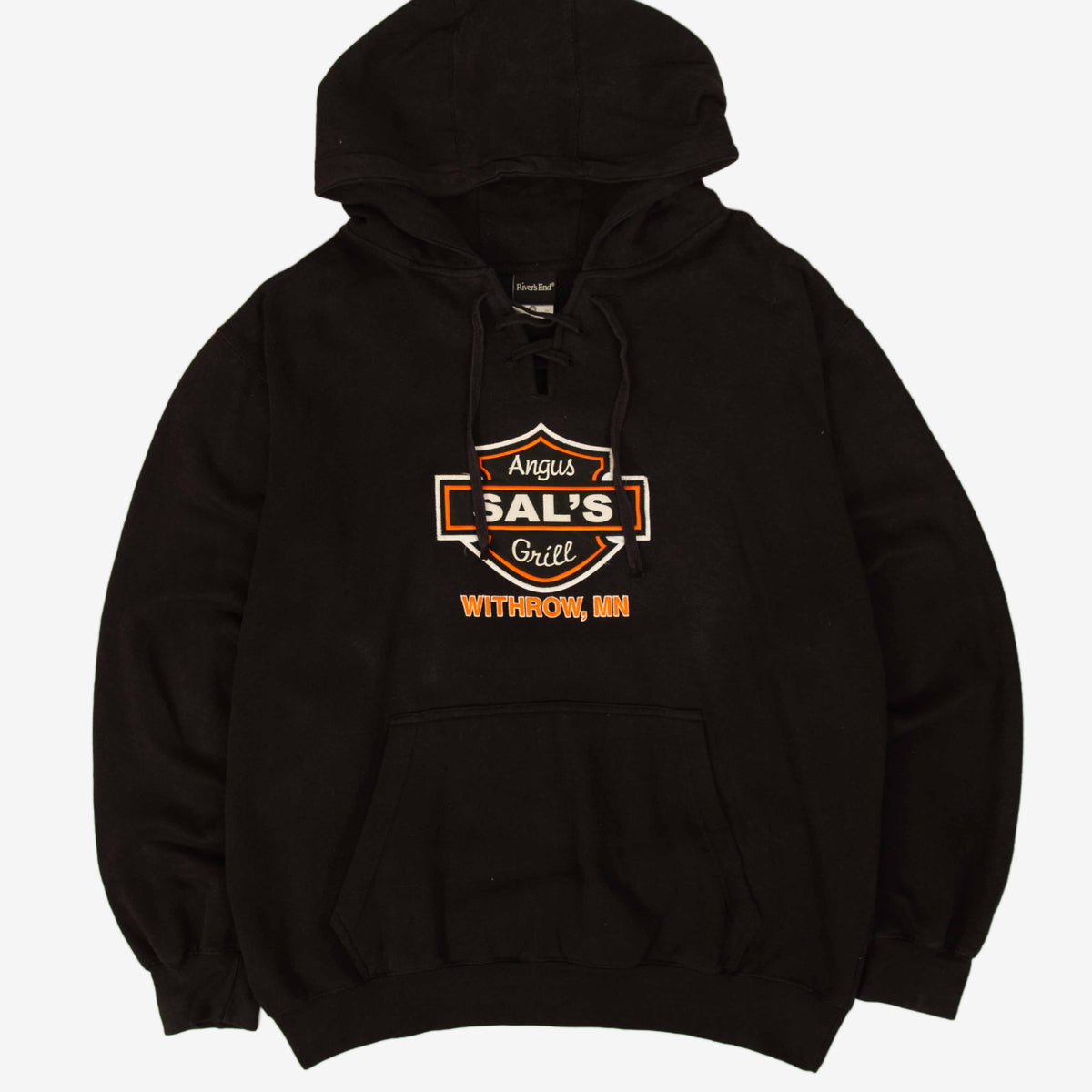 MEN'S VINTAGE SAL'S GRILL HOODED SWEATSHIRT - X-LARGE