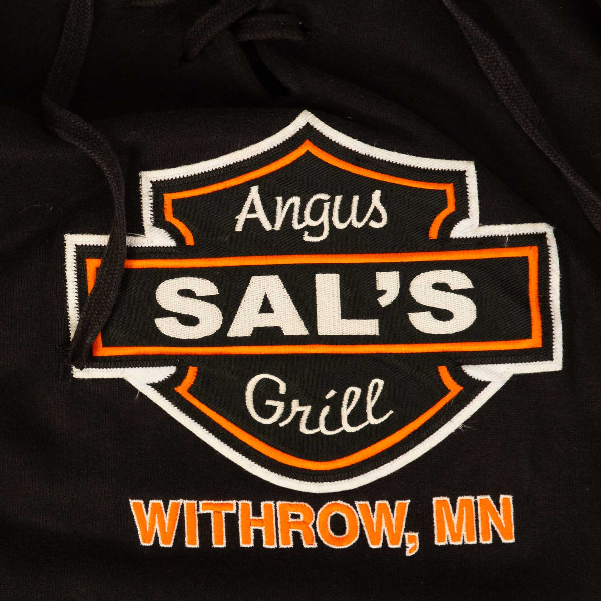 MEN'S VINTAGE SAL'S GRILL HOODED SWEATSHIRT - X-LARGE