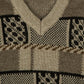 WOMEN'S VINTAGE STRUCTURED PATTERNED KNITTED JUMPER - LARGE
