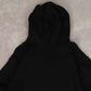 MEN'S VINTAGE RUSSELL ATHLETIC COUGAR FOOTBALL HOODED SWEATSHIRT - MEDIUM