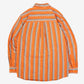 MEN'S VINTAGE CHAPS STRIPED COTTON SHIRT - LARGE
