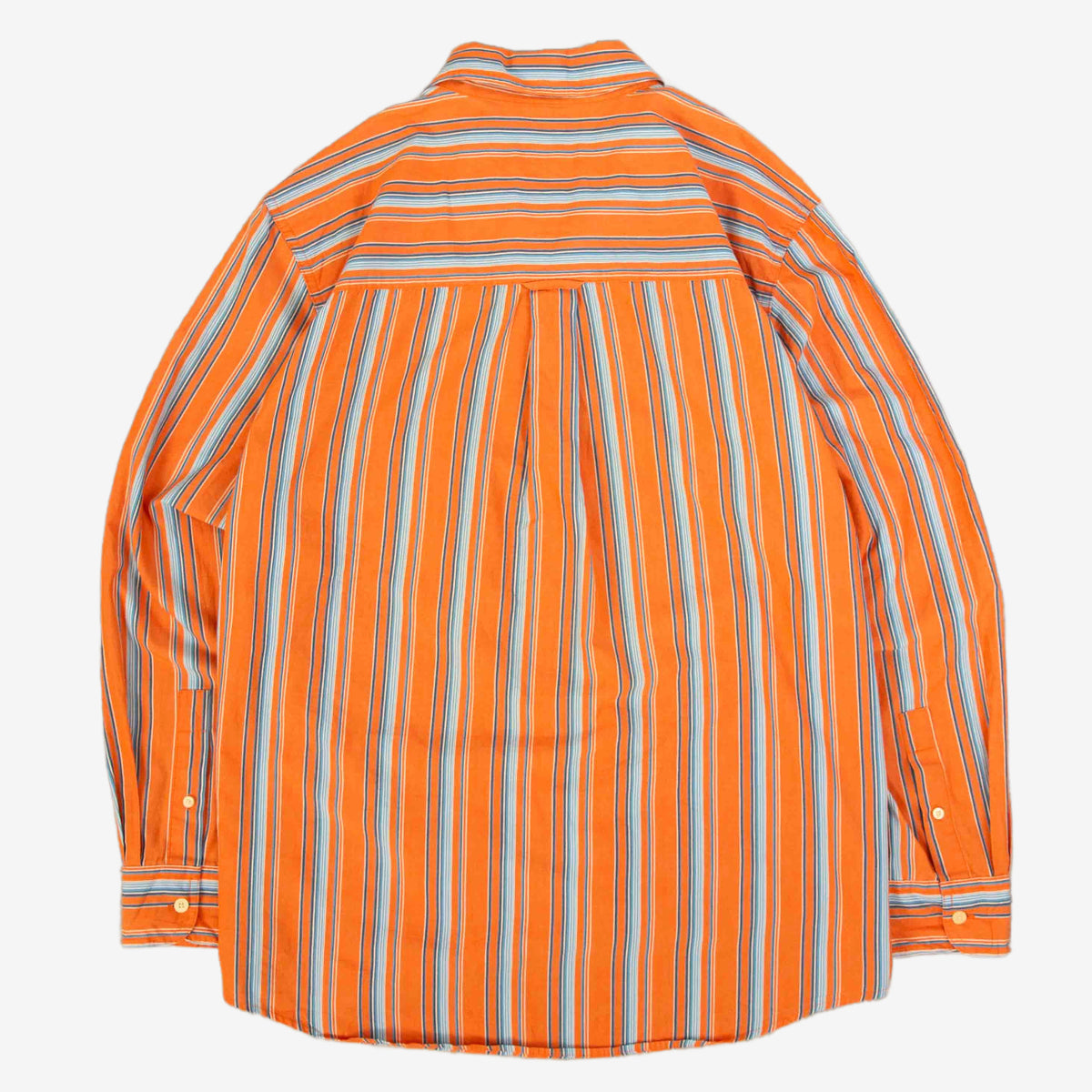MEN'S VINTAGE CHAPS STRIPED COTTON SHIRT - LARGE