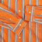 MEN'S VINTAGE CHAPS STRIPED COTTON SHIRT - LARGE