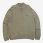 MEN'S VINTAGE CHAPS QUARTER ZIP KNITTED JUMPER - XX-LARGE