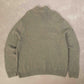 MEN'S VINTAGE CHAPS QUARTER ZIP KNITTED JUMPER - XX-LARGE