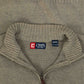 MEN'S VINTAGE CHAPS QUARTER ZIP KNITTED JUMPER - XX-LARGE
