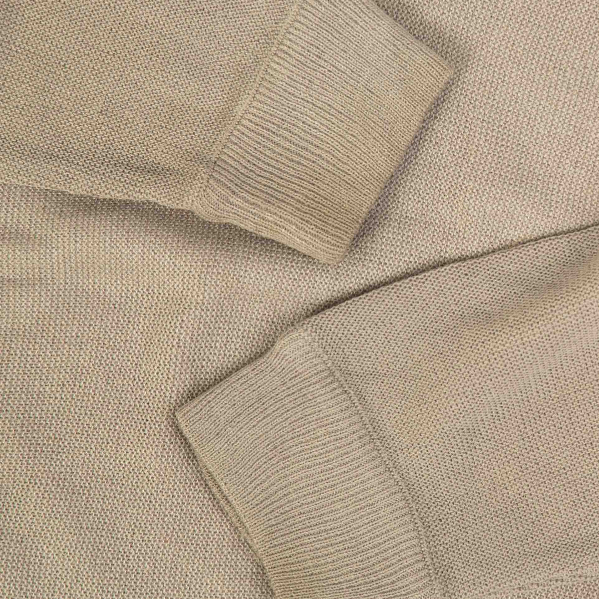 MEN'S VINTAGE 1980S V-NECKKNITTED JUMPER - LARGE